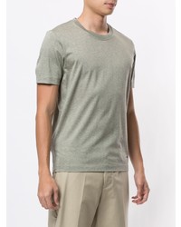 graues T-Shirt mit einem Rundhalsausschnitt von D'urban