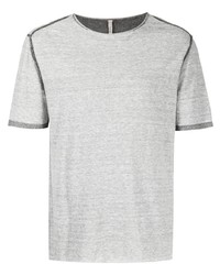 graues T-Shirt mit einem Rundhalsausschnitt von Transit