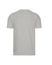 graues T-Shirt mit einem Rundhalsausschnitt von Trigema