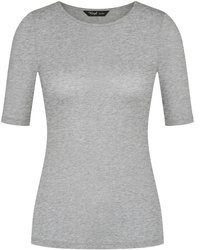 graues T-Shirt mit einem Rundhalsausschnitt von Triumph
