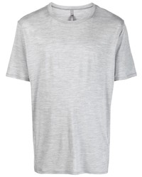 graues T-Shirt mit einem Rundhalsausschnitt von Veilance