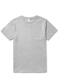 graues T-Shirt mit einem Rundhalsausschnitt von Velva Sheen