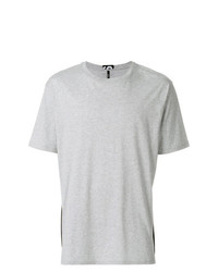 graues T-Shirt mit einem Rundhalsausschnitt von Versus