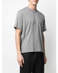 graues T-Shirt mit einem Rundhalsausschnitt von Craig Green