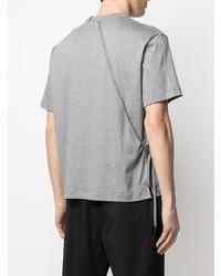 graues T-Shirt mit einem Rundhalsausschnitt von Craig Green