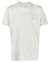graues T-Shirt mit einem Rundhalsausschnitt von Woolrich