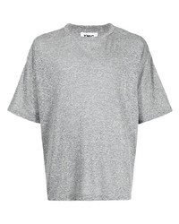 graues T-Shirt mit einem Rundhalsausschnitt von YMC