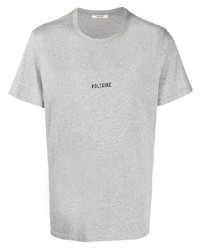 graues T-Shirt mit einem Rundhalsausschnitt von Zadig & Voltaire