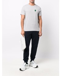 graues T-Shirt mit einem Rundhalsausschnitt von Zadig & Voltaire