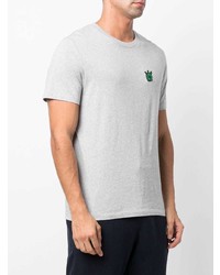 graues T-Shirt mit einem Rundhalsausschnitt von Zadig & Voltaire