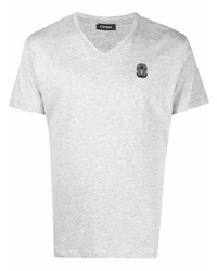 graues T-Shirt mit einem V-Ausschnitt von Cenere Gb