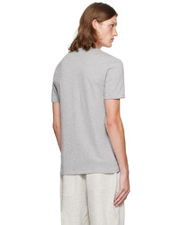 graues T-Shirt mit einem V-Ausschnitt von Tom Ford