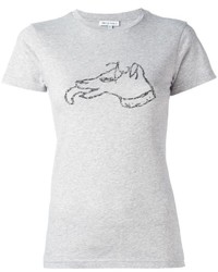 graues T-shirt von Bella Freud