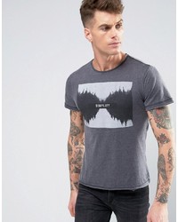 graues T-shirt von Blend of America