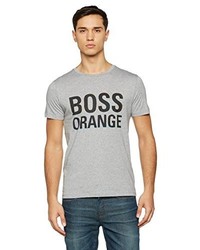 graues T-shirt von Boss Orange