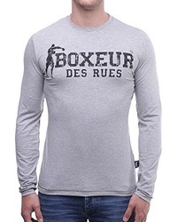 graues T-shirt von Boxeur Des Rues