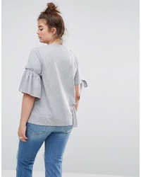 graues T-shirt von Asos