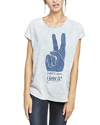 graues T-shirt von Dear Tee