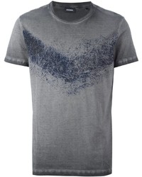 graues T-shirt von Diesel