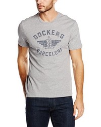 graues T-shirt von Dockers