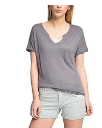 graues T-shirt von Esprit