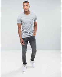 graues T-shirt von Original Penguin