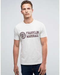 graues T-shirt von Franklin & Marshall