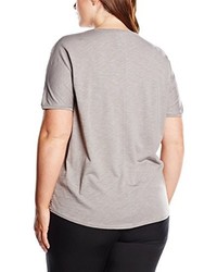 graues T-shirt von Frapp