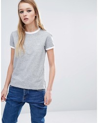 graues T-shirt von Fred Perry