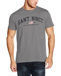 graues T-shirt von Gant