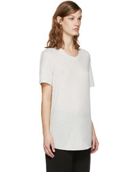 graues T-shirt von Raquel Allegra