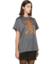 graues T-shirt von Christopher Kane