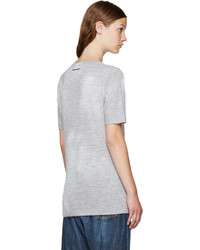 graues T-shirt von Dsquared2