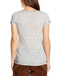 graues T-shirt von Gweih & Silk