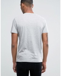 graues T-shirt von Selected