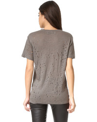 graues T-shirt von Iro . Jeans