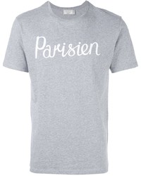 graues T-shirt von MAISON KITSUNÉ