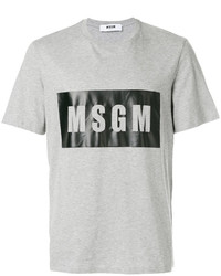 graues T-shirt von MSGM