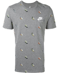 graues T-shirt von Nike