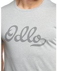 graues T-shirt von Odlo