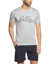 graues T-shirt von Odlo