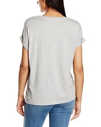 graues T-shirt von Only