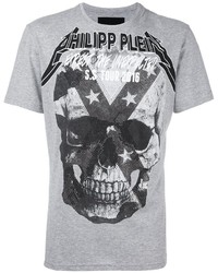 graues T-shirt von Philipp Plein