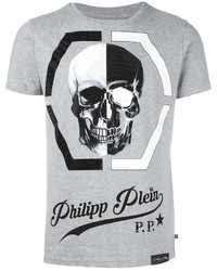 graues T-shirt von Philipp Plein