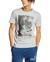 graues T-shirt von Puma