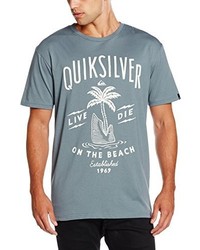 graues T-shirt von Quiksilver