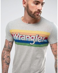 graues T-shirt von Wrangler