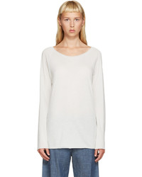 graues T-shirt von Raquel Allegra