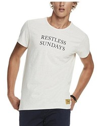 graues T-shirt von Scotch & Soda