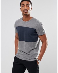graues T-shirt von Selected